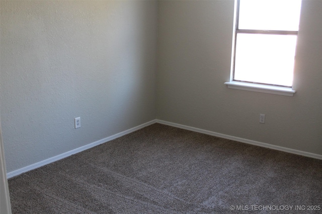 spare room with carpet flooring