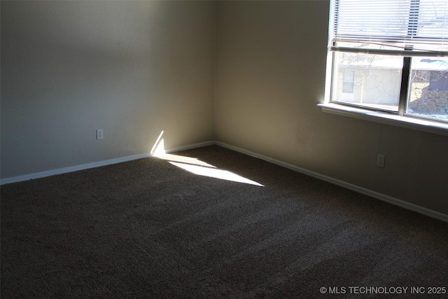 unfurnished room featuring carpet floors