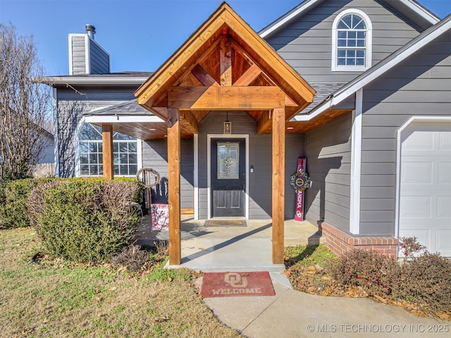 view of entrance to property