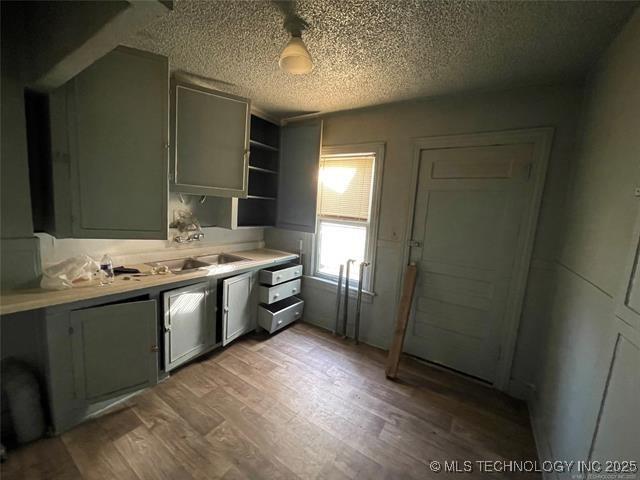 kitchen featuring light hardwood / wood-style flooring