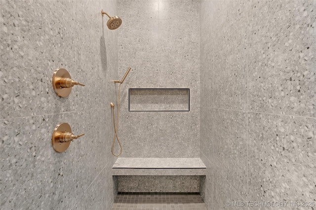 details with walk in shower