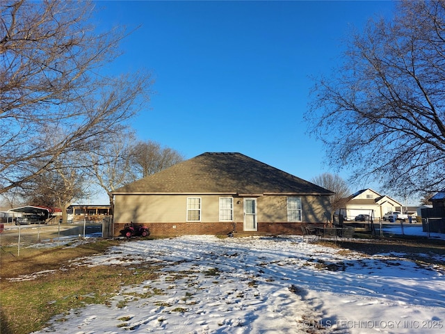 view of ranch-style home