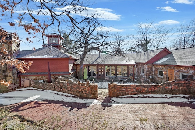 view of rear view of house