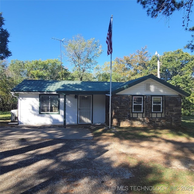 view of back of property