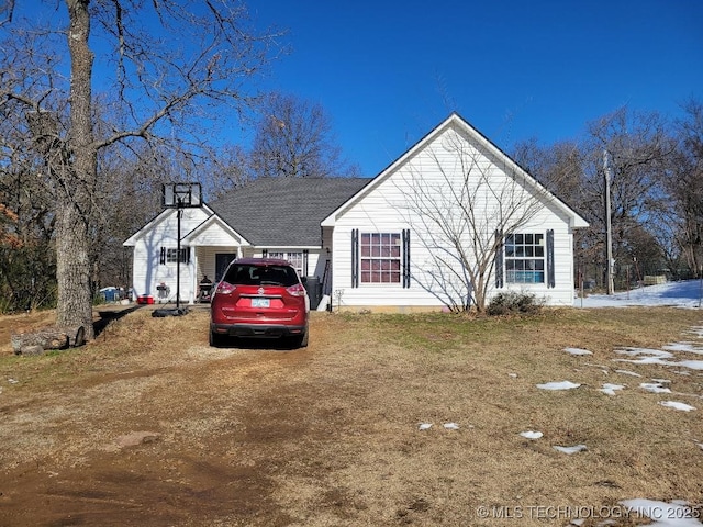 view of home's exterior with a carport