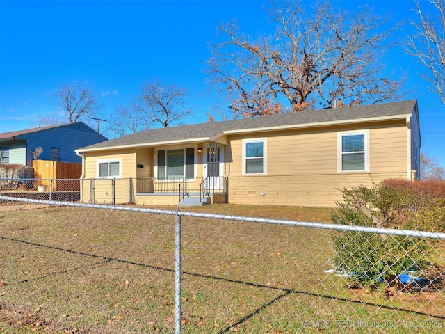 view of ranch-style house