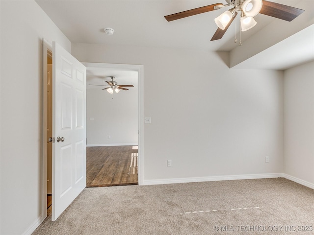 spare room with carpet floors