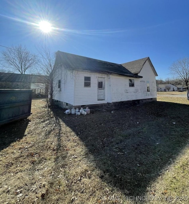 view of rear view of house