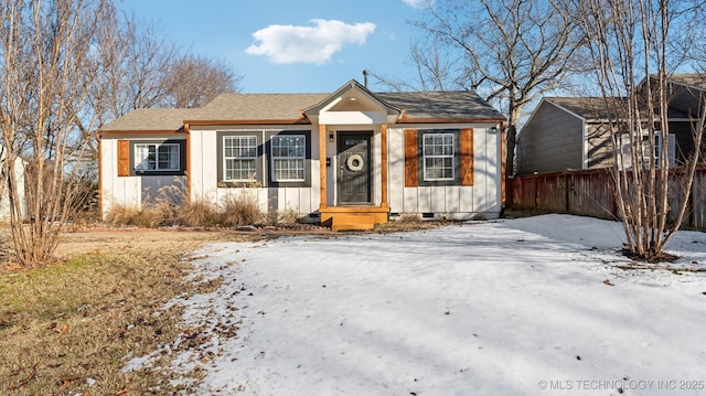 view of ranch-style home