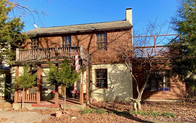 view of rear view of property