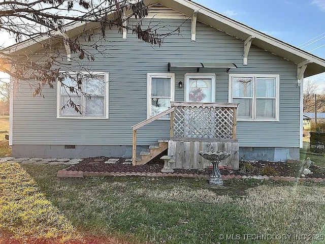 view of rear view of house