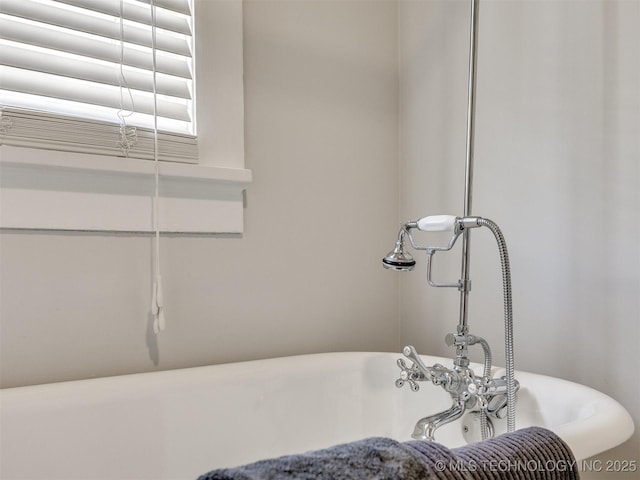 bathroom with a bathing tub