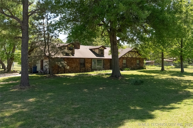12931 N 135th E Ave, Collinsville, OK 74021 - view of front facade featuring a front yard