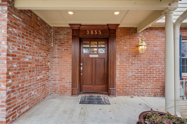 view of entrance to property