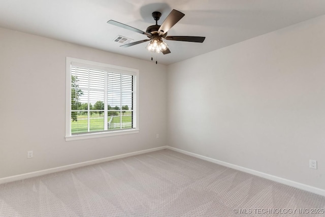 223 W 172nd St S, Mounds, OK 74047 - spare room with carpet flooring and ceiling fan