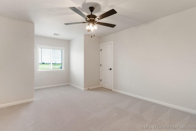 223 W 172nd St S, Mounds, OK 74047 - empty room featuring light carpet and a ceiling fan