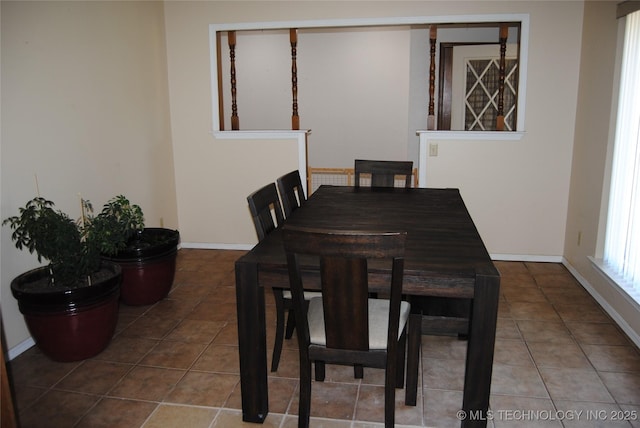 view of dining area