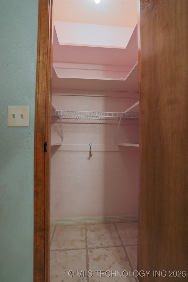 view of closet