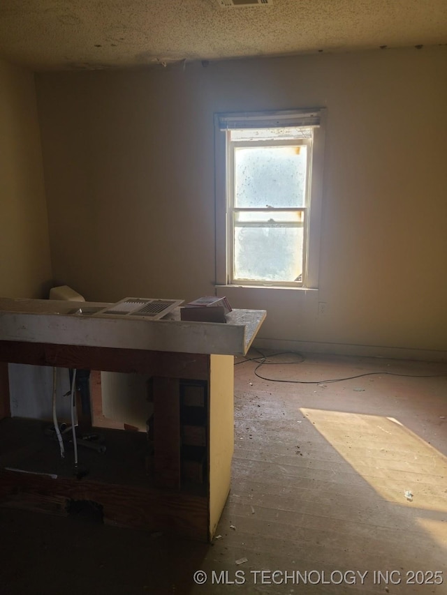 view of unfurnished dining area