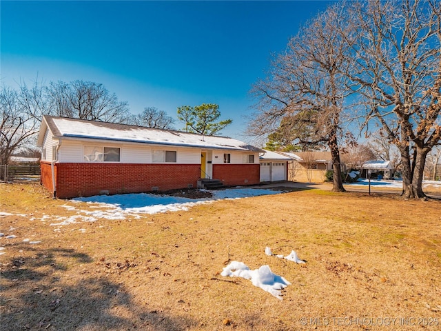 view of home's exterior featuring a garage