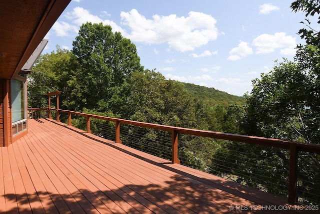 view of deck