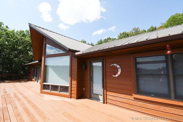 view of deck