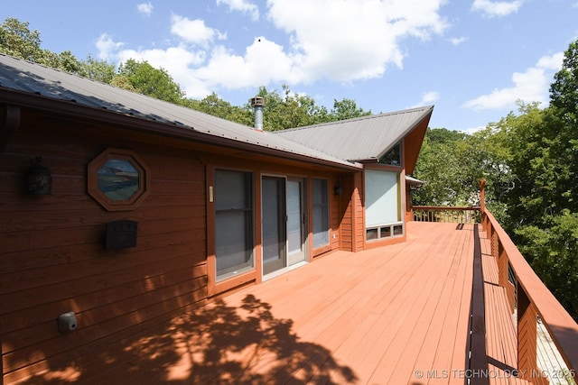 view of deck