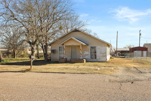 view of bungalow-style house