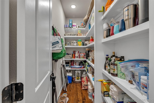 view of pantry