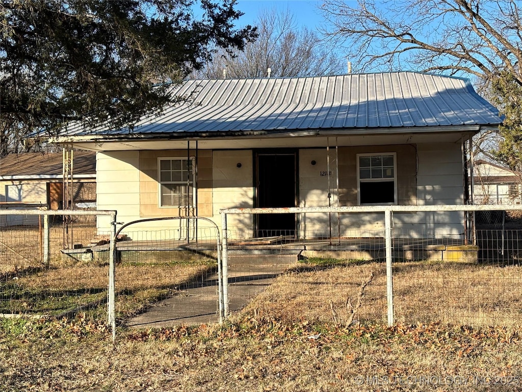 view of bungalow-style home