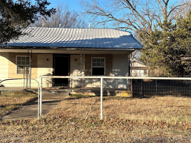 view of bungalow-style home