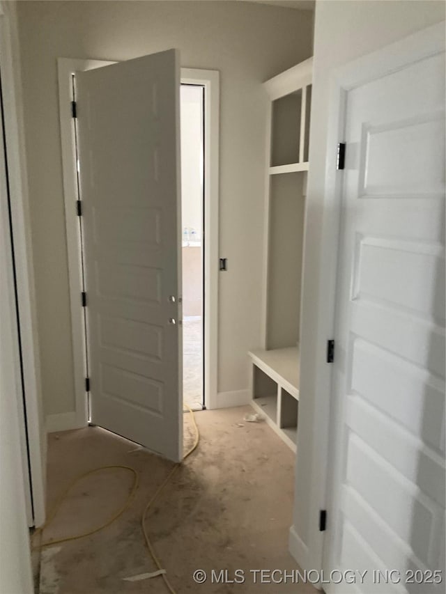 view of mudroom