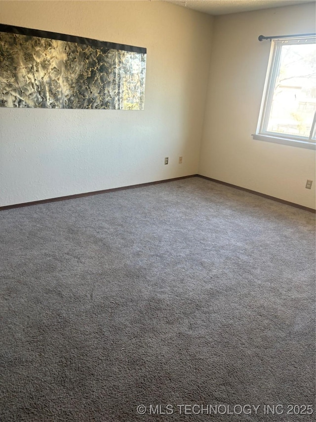 empty room with carpet flooring