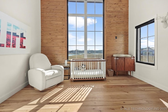 unfurnished room featuring light hardwood / wood-style floors