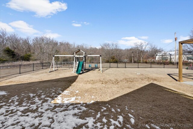 view of play area