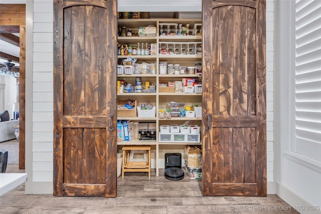 view of pantry