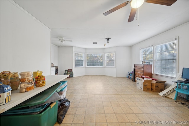 interior space featuring plenty of natural light