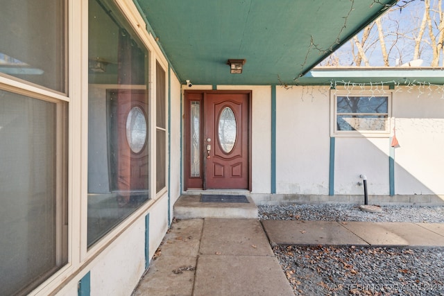 view of entrance to property