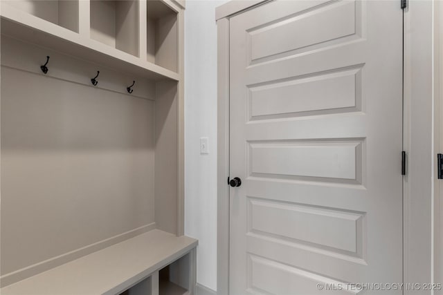 view of mudroom