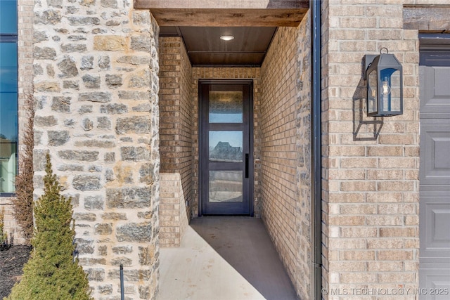 view of entrance to property