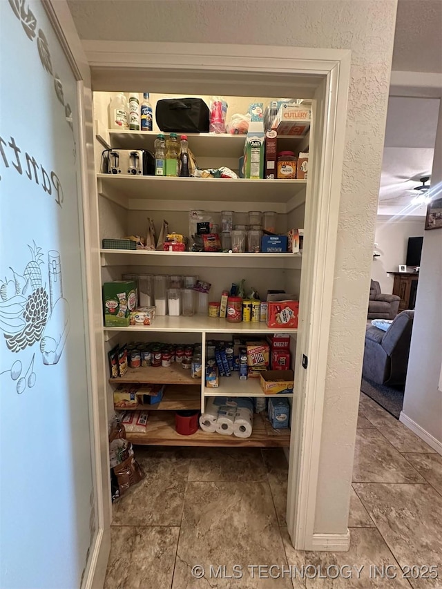 view of pantry