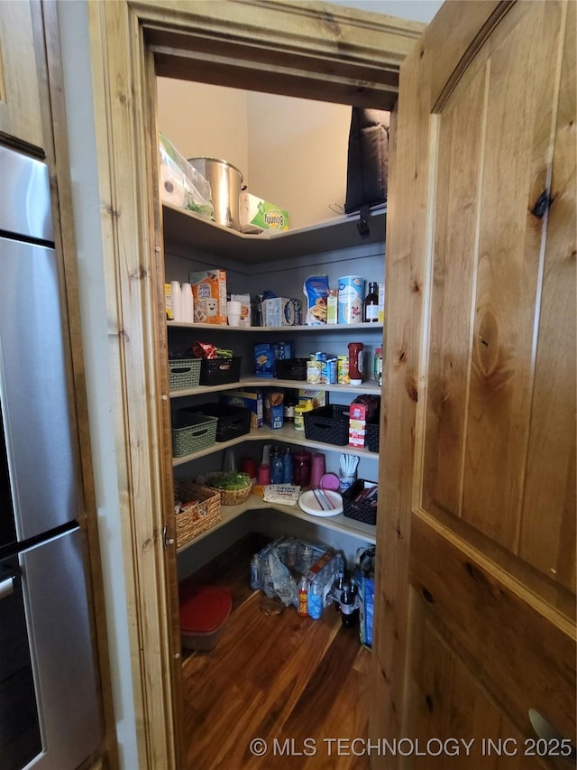 view of pantry