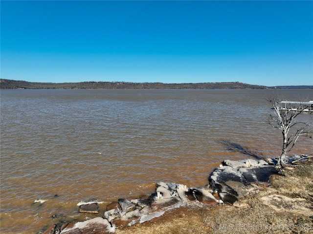 view of water feature