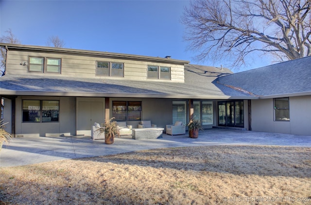 view of front of home with a patio