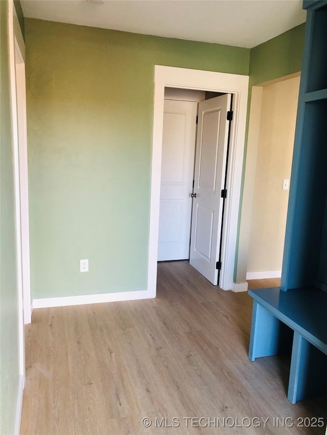 interior space featuring light hardwood / wood-style flooring