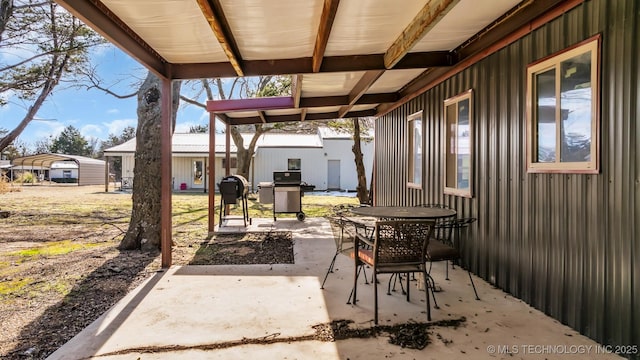 view of patio / terrace with grilling area