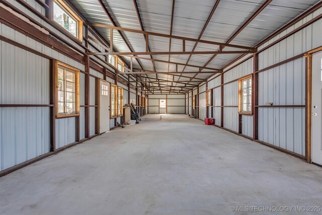 view of horse barn