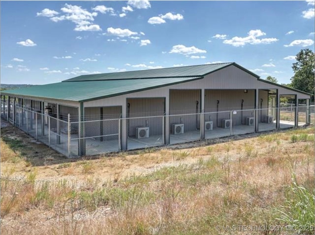 view of horse barn