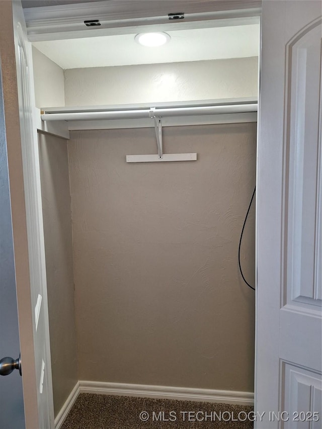 view of closet