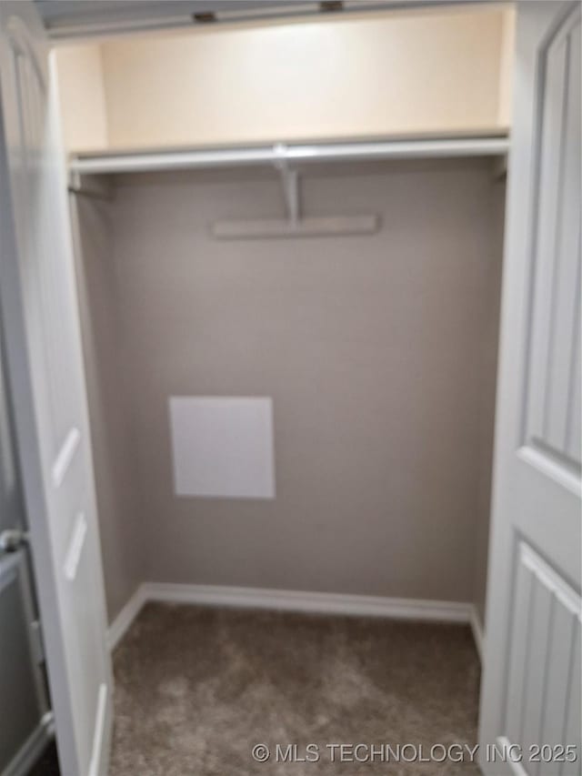 view of closet